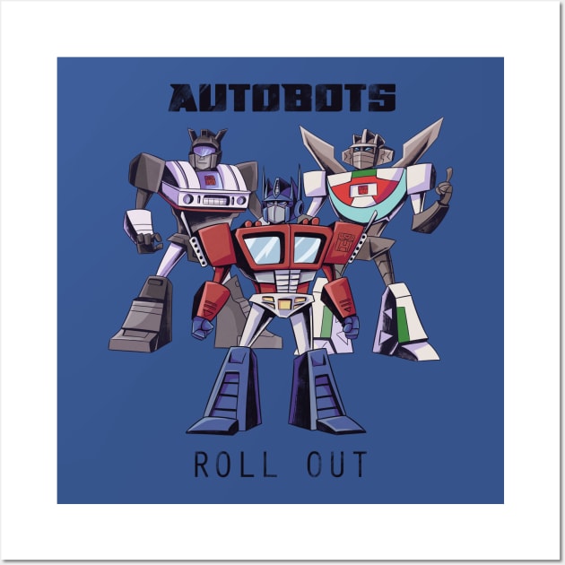 Autobots: Roll Out Wall Art by glitzbot